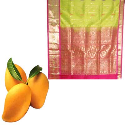 "Venkatagiri Cotton saree with checks -SLSM-100 - Click here to View more details about this Product